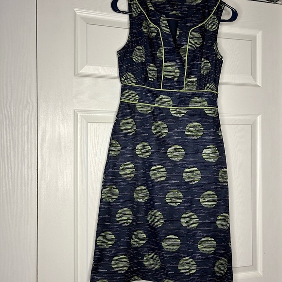 Banana Republic navy and green dress size 0 - Picture 7 of 13